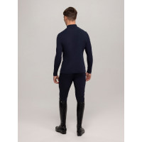 Baselayer met kraag Tommy Hilfiger Equestrian Phoenix heren Marineblauw
