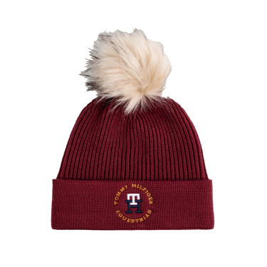 Tommy Hilfiger Equestrian Vancouvert Muts met Pompon Tommy Hilfiger Equestrian Vancouvert Muts met Pompon