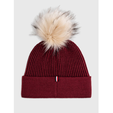 Tommy Hilfiger Equestrian Vancouvert Muts met Pompon Tommy Hilfiger Equestrian Vancouvert Muts met Pompon