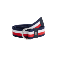 Gestreepte Tommy Hilfiger Equestrian Global damesriem Marineblauw Gestreepte Tommy Hilfiger Equestrian Global damesriem Marineblauw