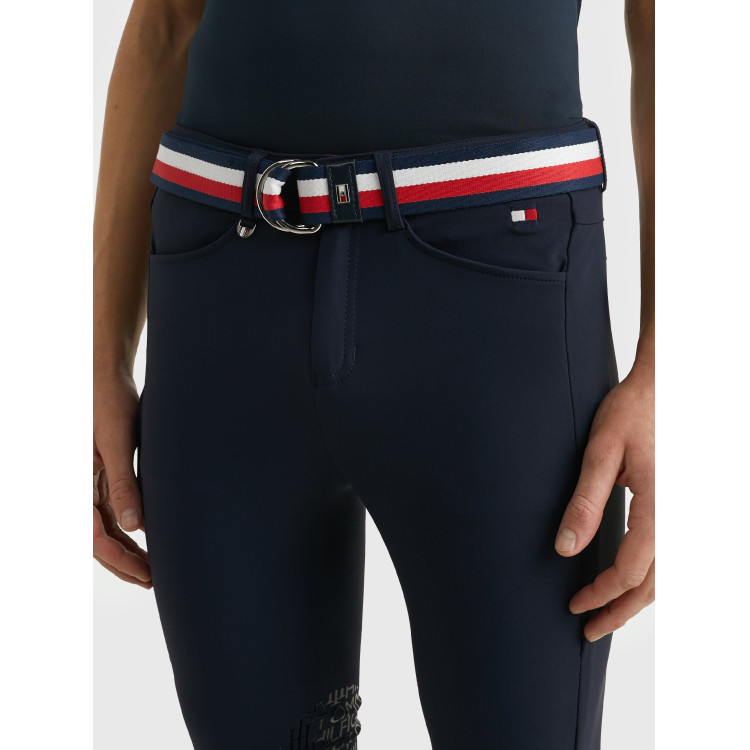 Tommy Hilfiger Equestrian Global Stripe riem voor heren Tommy Hilfiger Equestrian Global Stripe riem voor heren
