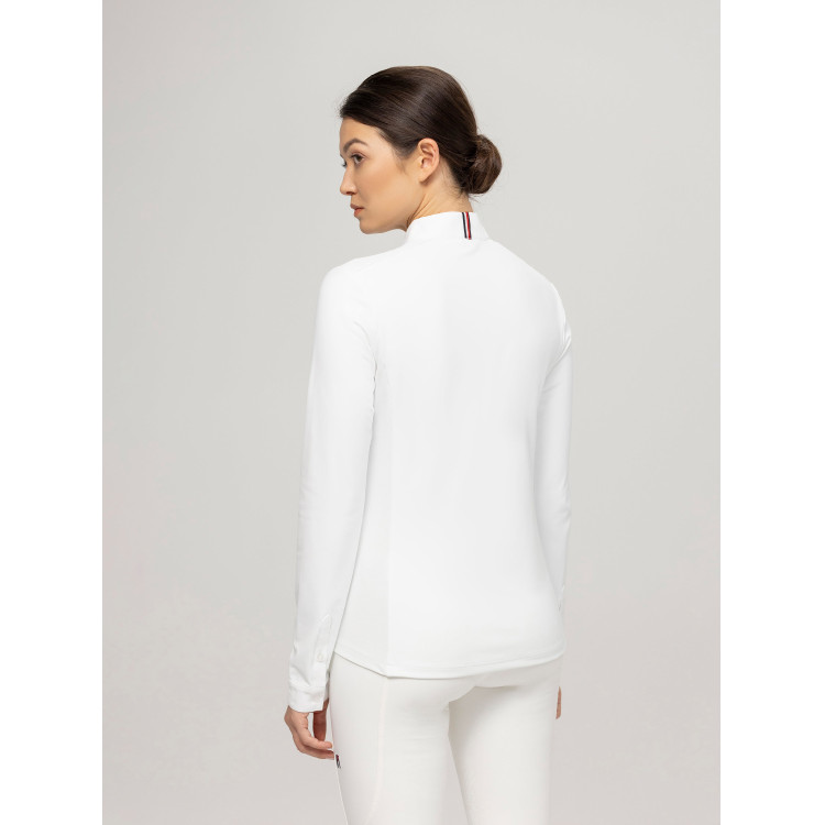 Wedstrijdshirt Tommy Hilfiger Equestrian Charlotte met lange mouwen voor dames Wedstrijdshirt Tommy Hilfiger Equestrian Charlotte met lange mouwen voor dames