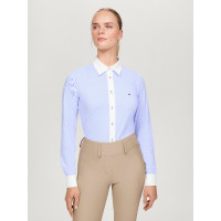 Tommy Hilfiger Equestrian Essex Stretch Oxford dameshemd met lange mouwen Multicolor Tommy Hilfiger Equestrian Essex Stretch Oxford dameshemd met lange mouwen Multicolor
