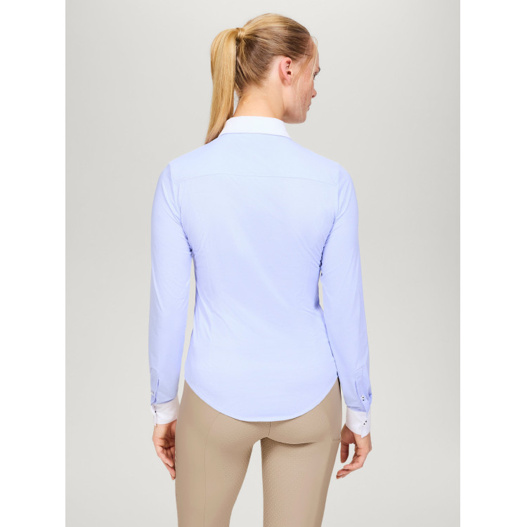 Tommy Hilfiger Equestrian Essex Stretch Oxford dameshemd met lange mouwen Tommy Hilfiger Equestrian Essex Stretch Oxford dameshemd met lange mouwen