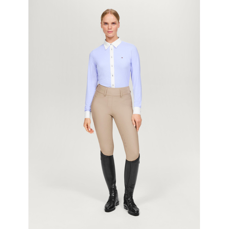 Tommy Hilfiger Equestrian Essex Stretch Oxford dameshemd met lange mouwen Tommy Hilfiger Equestrian Essex Stretch Oxford dameshemd met lange mouwen