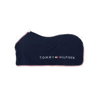 Tommy Hilfiger Equestrian Genesis fleece deken Marineblauw Tommy Hilfiger Equestrian Genesis fleece deken Marineblauw