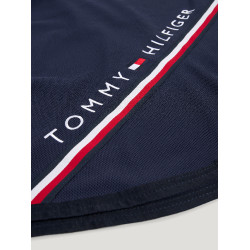 Tommy Hilfiger Equestrian wafelstructuur zweetdeken Marineblauw