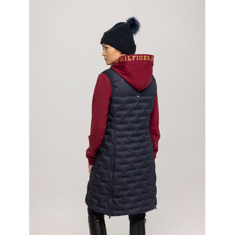Mouwloze donsjas Tommy Hilfiger Equestrian Maine Puffer dames Mouwloze donsjas Tommy Hilfiger Equestrian Maine Puffer dames