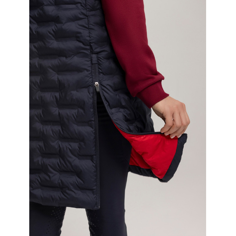 Mouwloze donsjas Tommy Hilfiger Equestrian Maine Puffer dames Mouwloze donsjas Tommy Hilfiger Equestrian Maine Puffer dames