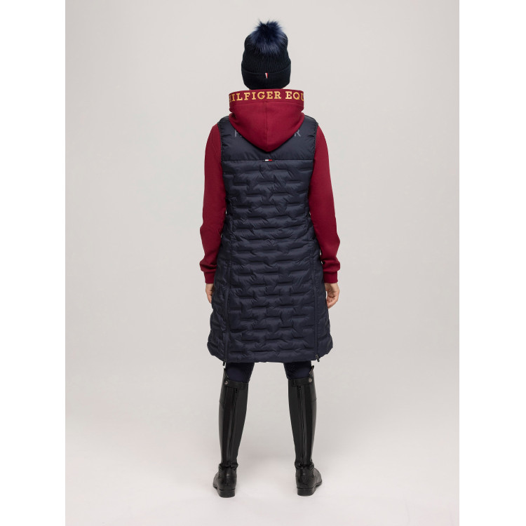 Mouwloze donsjas Tommy Hilfiger Equestrian Maine Puffer dames Mouwloze donsjas Tommy Hilfiger Equestrian Maine Puffer dames