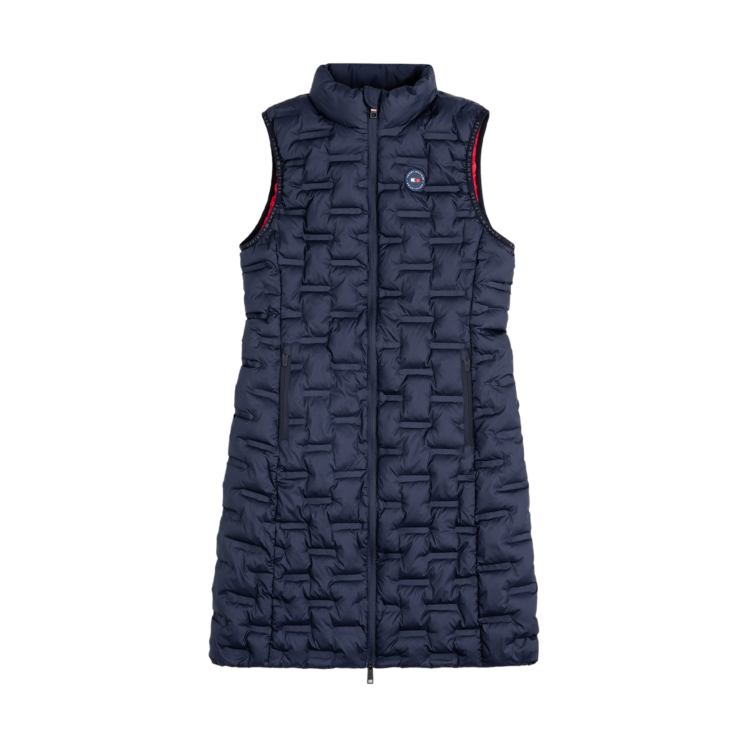 Mouwloze donsjas Tommy Hilfiger Equestrian Maine Puffer dames Mouwloze donsjas Tommy Hilfiger Equestrian Maine Puffer dames