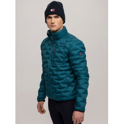 Tommy Hilfiger Equestrian Charleston heren donsjas Turkoois Blauw