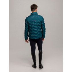 Tommy Hilfiger Equestrian Charleston heren donsjas Turkoois Blauw