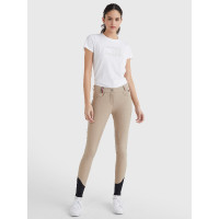 Damesrijbroek Tommy Hilfiger Equestrian Classic met kniestukken grip Beige Damesrijbroek Tommy Hilfiger Equestrian Classic met kniestukken grip Beige