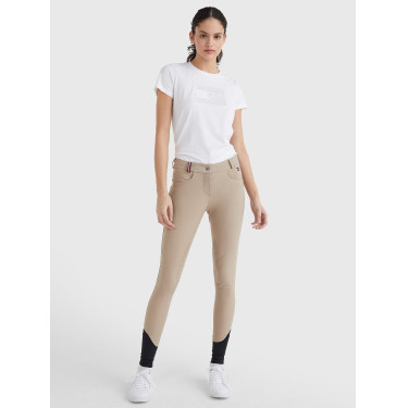 Damesrijbroek Tommy Hilfiger Equestrian Classic met kniestukken grip Beige Damesrijbroek Tommy Hilfiger Equestrian Classic met kniestukken grip Beige