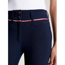 Tommy Hilfiger Equestrian Geneva kniestukken grip damesrijbroek Marineblauw Tommy Hilfiger Equestrian Geneva kniestukken grip damesrijbroek Marineblauw