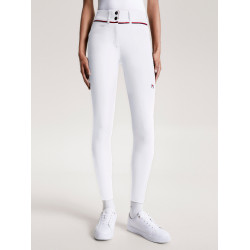 Tommy Hilfiger Equestrian Geneva kniestukken grip damesrijbroek Wit Tommy Hilfiger Equestrian Geneva kniestukken grip damesrijbroek Wit
