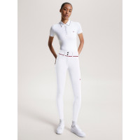 Tommy Hilfiger Equestrian Geneva kniestukken grip damesrijbroek Wit Tommy Hilfiger Equestrian Geneva kniestukken grip damesrijbroek Wit