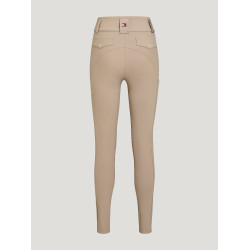 Tommy Hilfiger Equestrian Highland Hybrid damesrijbroek met kniestukken Beige seizoen Tommy Hilfiger Equestrian Highland Hybrid damesrijbroek met kniestukken Beige seizoen