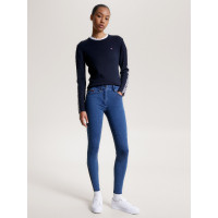 Tommy Hilfiger Equestrian Queens Denim damesrijbroek full grip Erfgoed Blauw Tommy Hilfiger Equestrian Queens Denim damesrijbroek full grip Erfgoed Blauw
