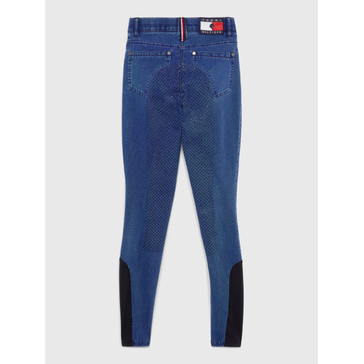 Tommy Hilfiger Equestrian Queens Denim damesrijbroek full grip Tommy Hilfiger Equestrian Queens Denim damesrijbroek full grip