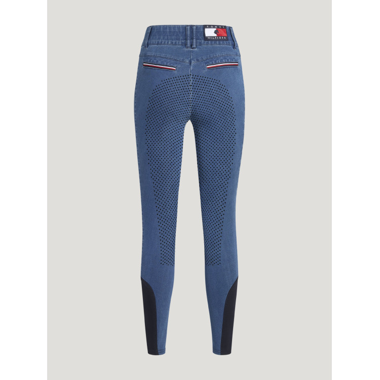 Broek Tommy Hilfiger Equestrian Texas Denim full grip dames Broek Tommy Hilfiger Equestrian Texas Denim full grip dames