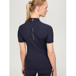 Trainingspolo Tommy Hilfiger Equestrian Genoa dames Marineblauw