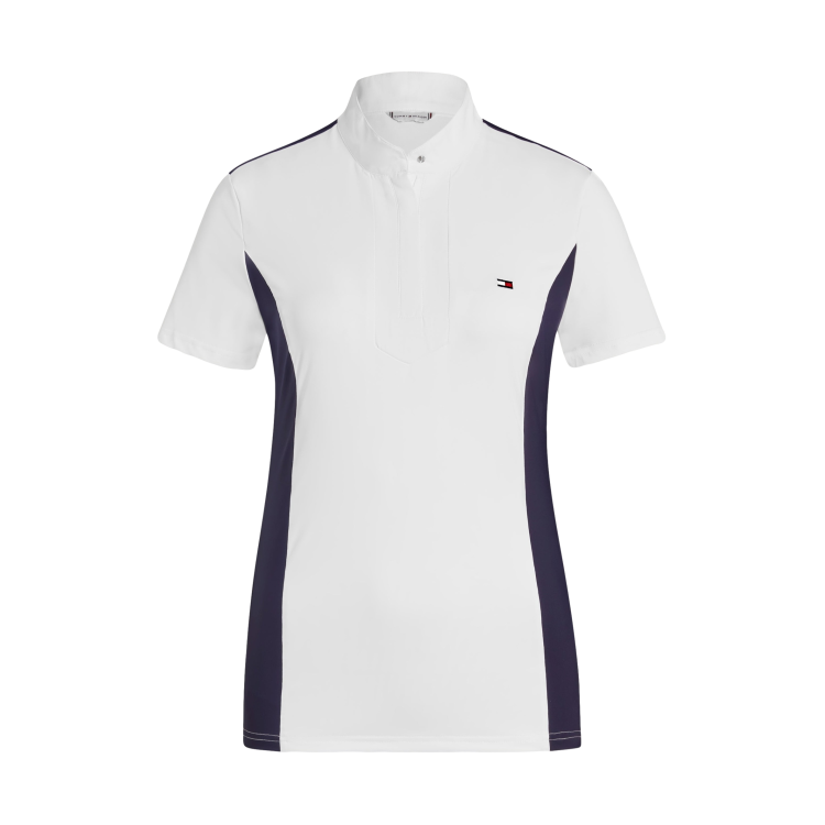 Tommy Hilfiger Equestrian Avon wedstrijdpolo met korte mouwen voor dames Tommy Hilfiger Equestrian Avon wedstrijdpolo met korte mouwen voor dames