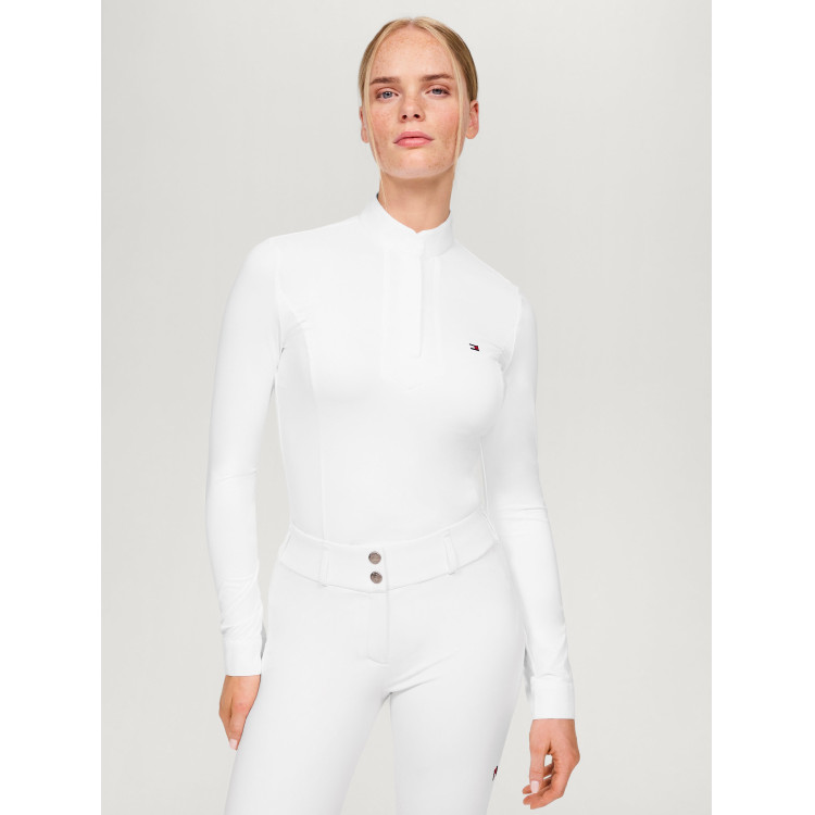 Wedstrijdpolo Tommy Hilfiger Equestrian Avon lange mouwen dames Wedstrijdpolo Tommy Hilfiger Equestrian Avon lange mouwen dames