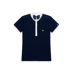 Wedstrijdpolo Tommy Hilfiger Equestrian Chelsea Cooling met korte mouwen voor dames