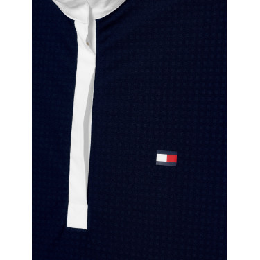 Wedstrijdpolo Tommy Hilfiger Equestrian Chelsea Cooling met korte mouwen voor dames Wedstrijdpolo Tommy Hilfiger Equestrian Chelsea Cooling met korte mouwen voor dames