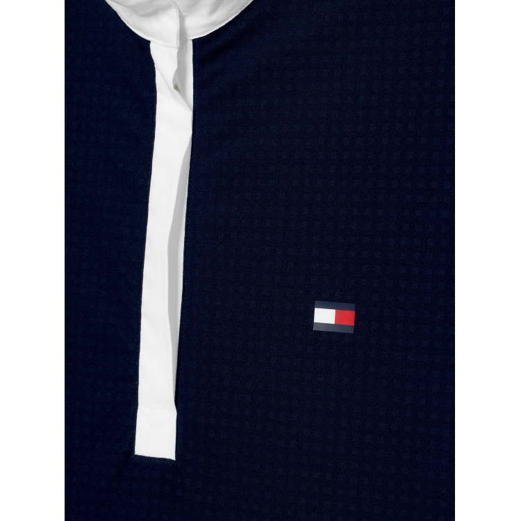 Wedstrijdpolo Tommy Hilfiger Equestrian Chelsea Cooling met korte mouwen voor dames Wedstrijdpolo Tommy Hilfiger Equestrian Chelsea Cooling met korte mouwen voor dames