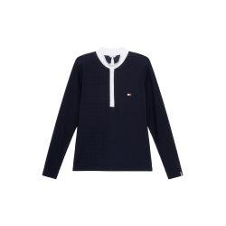 Wedstrijdpolo Tommy Hilfiger Equestrian Chelsea Cooling lange mouwen dames