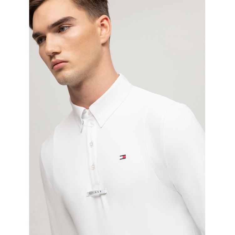 Wedstrijdpolo Tommy Hilfiger Equestrian Columbus lange mouwen heren Wedstrijdpolo Tommy Hilfiger Equestrian Columbus lange mouwen heren