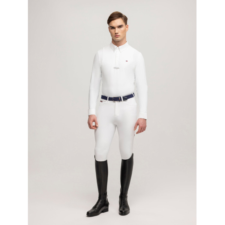 Wedstrijdpolo Tommy Hilfiger Equestrian Columbus lange mouwen heren Wedstrijdpolo Tommy Hilfiger Equestrian Columbus lange mouwen heren