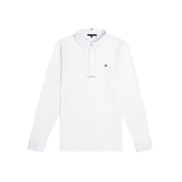 Wedstrijdpolo Tommy Hilfiger Equestrian Columbus lange mouwen heren Wedstrijdpolo Tommy Hilfiger Equestrian Columbus lange mouwen heren
