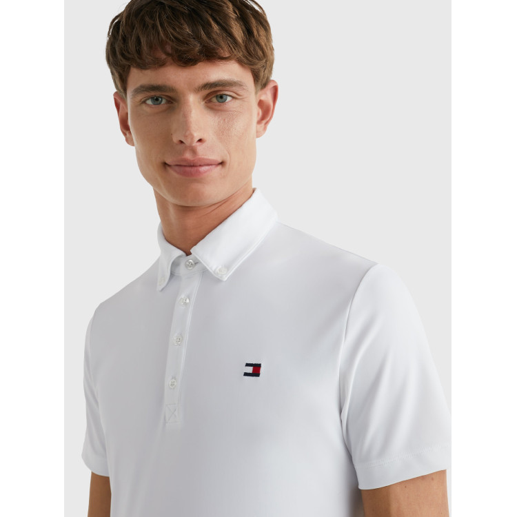 Wedstrijdpolo Tommy Hilfiger Equestrian Fresh Air Performance korte mouwen heren Wedstrijdpolo Tommy Hilfiger Equestrian Fresh Air Performance korte mouwen heren