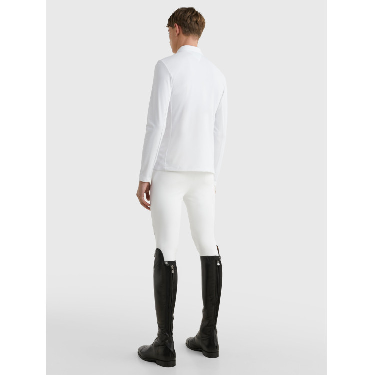 Wedstrijdpolo Tommy Hilfiger Equestrian Fresh Air Performance lange mouwen heren Wedstrijdpolo Tommy Hilfiger Equestrian Fresh Air Performance lange mouwen heren
