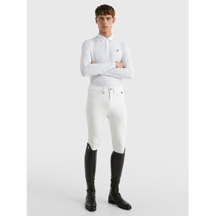 Wedstrijdpolo Tommy Hilfiger Equestrian Fresh Air Performance lange mouwen heren Wedstrijdpolo Tommy Hilfiger Equestrian Fresh Air Performance lange mouwen heren