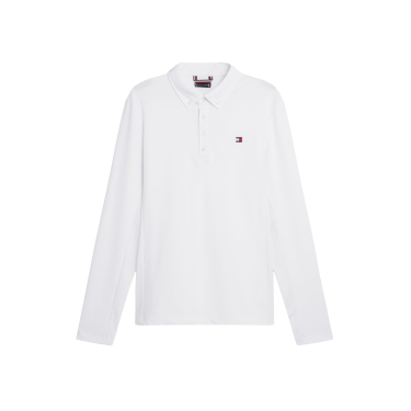 Wedstrijdpolo Tommy Hilfiger Equestrian Fresh Air Performance lange mouwen heren Wedstrijdpolo Tommy Hilfiger Equestrian Fresh Air Performance lange mouwen heren