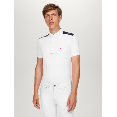 Wedstrijdpolo Tommy Hilfiger Equestrian Hamilton met korte mouwen voor heren Wedstrijdpolo Tommy Hilfiger Equestrian Hamilton met korte mouwen voor heren