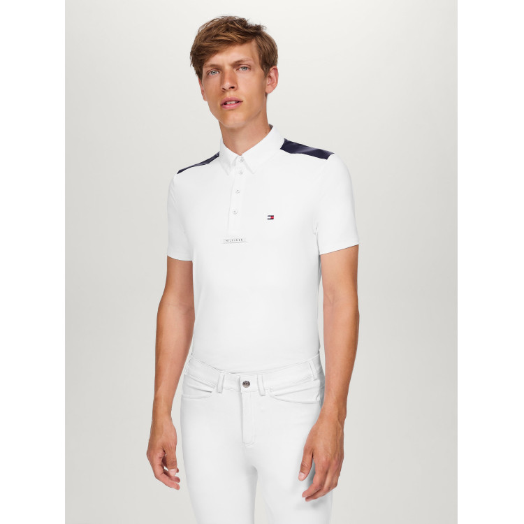 Wedstrijdpolo Tommy Hilfiger Equestrian Hamilton met korte mouwen voor heren Wedstrijdpolo Tommy Hilfiger Equestrian Hamilton met korte mouwen voor heren