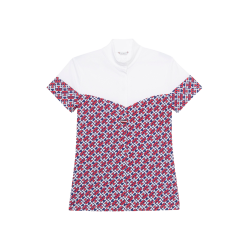 Wedstrijdpolo Tommy Hilfiger Equestrian Madison Monogram met korte mouwen voor dames