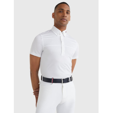 Wedstrijdpolo Tommy Hilfiger Equestrian met korte mouwen voor heren Wedstrijdpolo Tommy Hilfiger Equestrian met korte mouwen voor heren