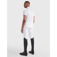 Wedstrijdpolo Tommy Hilfiger Equestrian met korte mouwen voor heren Wit