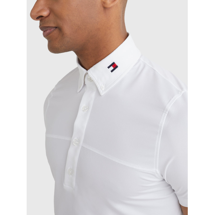 Wedstrijdpolo Tommy Hilfiger Equestrian met korte mouwen voor heren Wedstrijdpolo Tommy Hilfiger Equestrian met korte mouwen voor heren