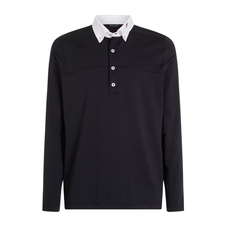 Wedstrijdpolo met lange mouwen voor heren Tommy Hilfiger Equestrian Wedstrijdpolo met lange mouwen voor heren Tommy Hilfiger Equestrian