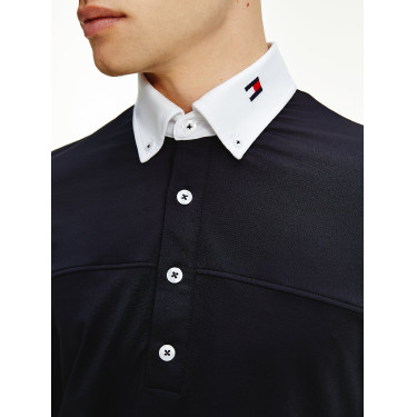 Wedstrijdpolo met lange mouwen voor heren Tommy Hilfiger Equestrian Wedstrijdpolo met lange mouwen voor heren Tommy Hilfiger Equestrian
