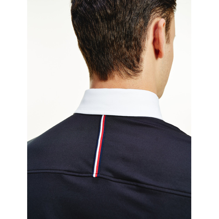 Wedstrijdpolo met lange mouwen voor heren Tommy Hilfiger Equestrian Wedstrijdpolo met lange mouwen voor heren Tommy Hilfiger Equestrian