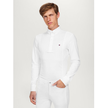 Wedstrijdpolo Tommy Hilfiger Equestrian Neville lange mouwen heren Wedstrijdpolo Tommy Hilfiger Equestrian Neville lange mouwen heren